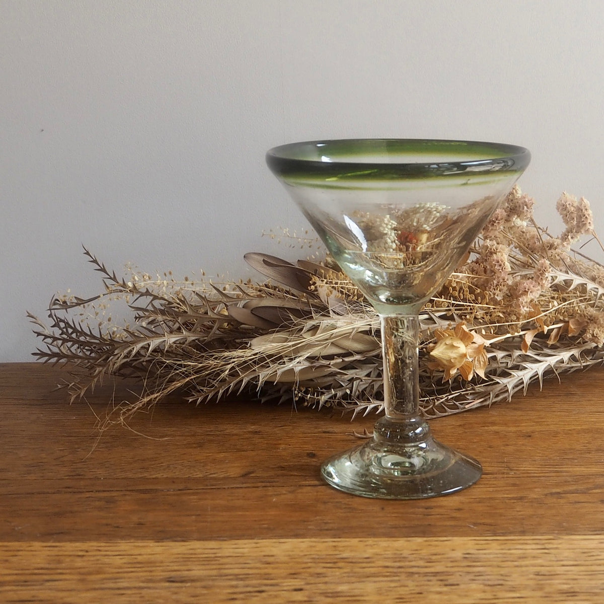 80's VINTAGE MEXICO-GLASS／GRASS-GREEN1 – A&Ko