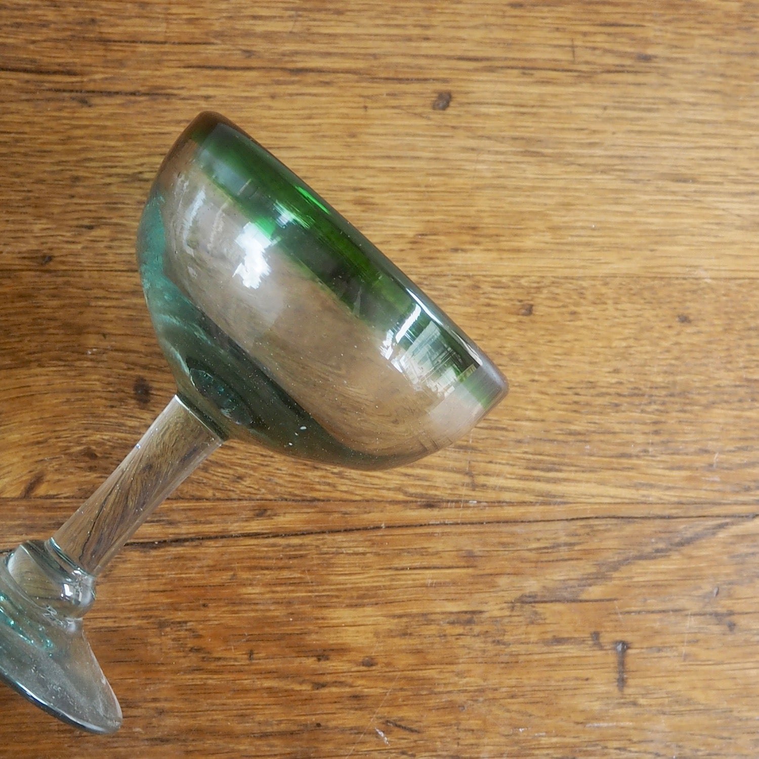 80’s VINTAGE MEXICO-GLASS／GRASS-GREEN2