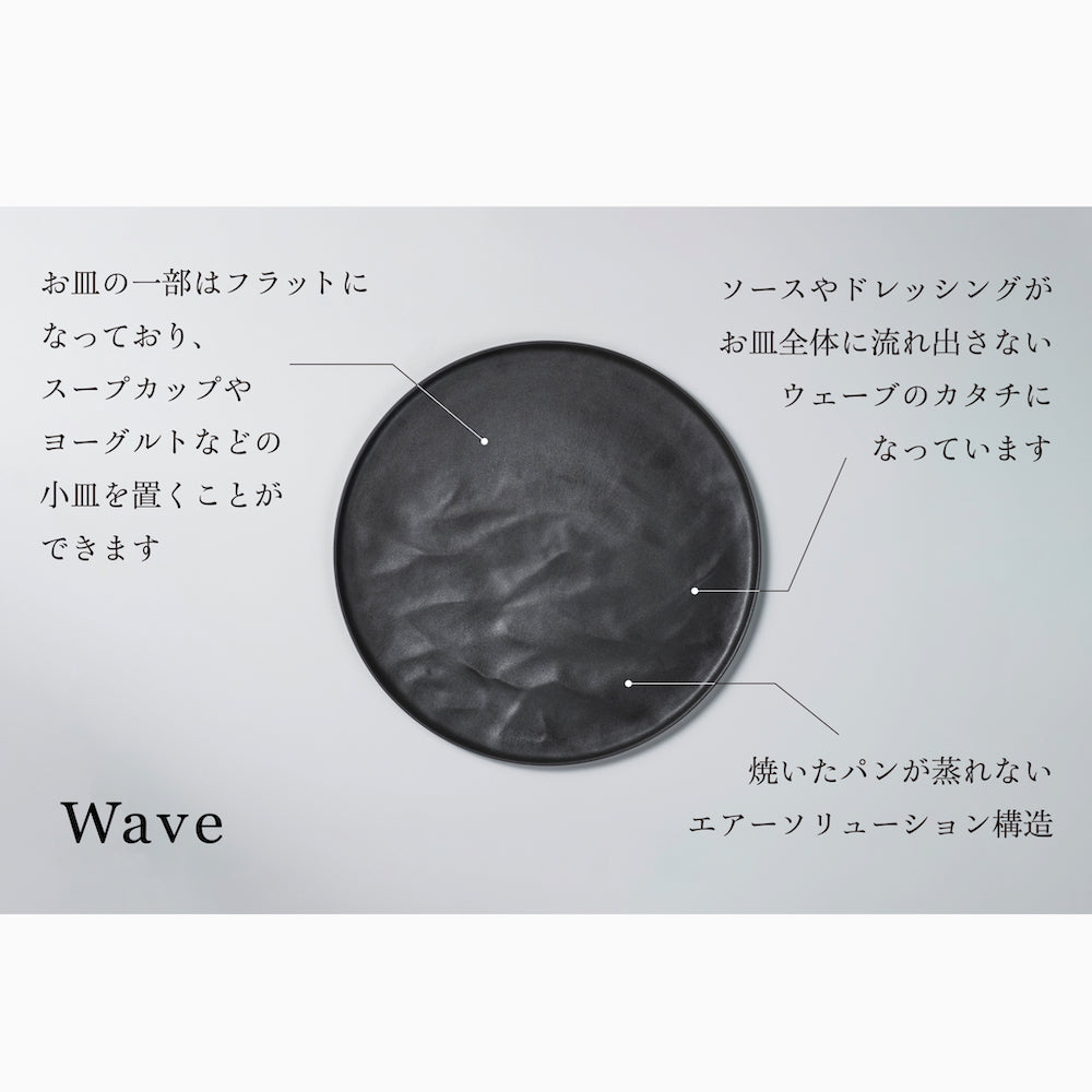 ARAS／WAVEプレート(WHITE)